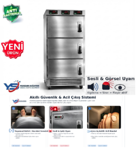 Morg Dolabı & Morg Ünitesi (Önden Kapaklı) | DFX R-XLINE Cooling – Yıldızlar Soğutma