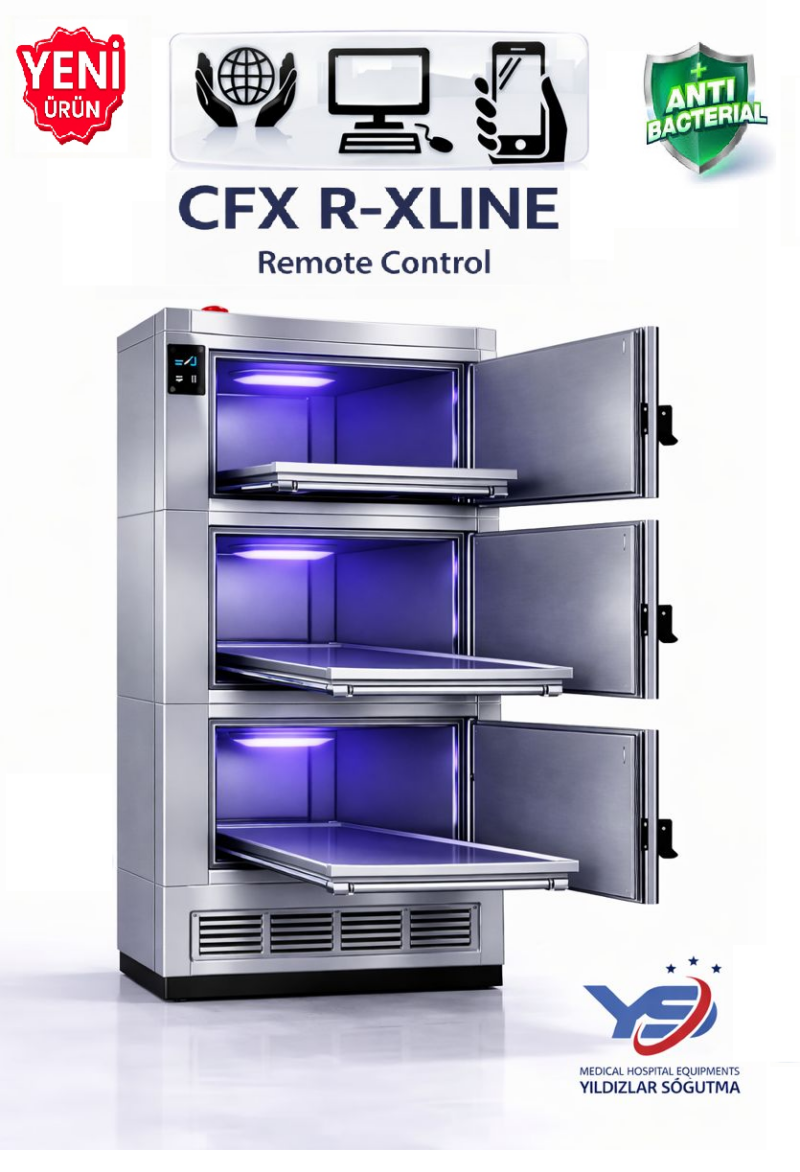 3 üniteli morg dolabı ile çoklu saklama çözümü. Paslanmaz çelik, dijital kontrollü soğutmalı morg ünitesi. Fiyat teklifi ve kurulum alın.