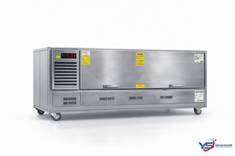 Profesyonel Morg Soğutma Ünitesi | 1 Üniteli Yandan Yüklemeli Morg Cihazı – Yıldızlar Soğutma YS MORG 008 MB